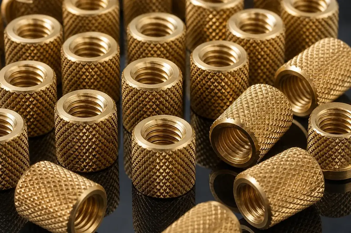 Copper, brass, and bronze bar samples lined up to show natural colour differences